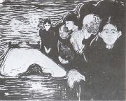 Edvard Munch Death oil